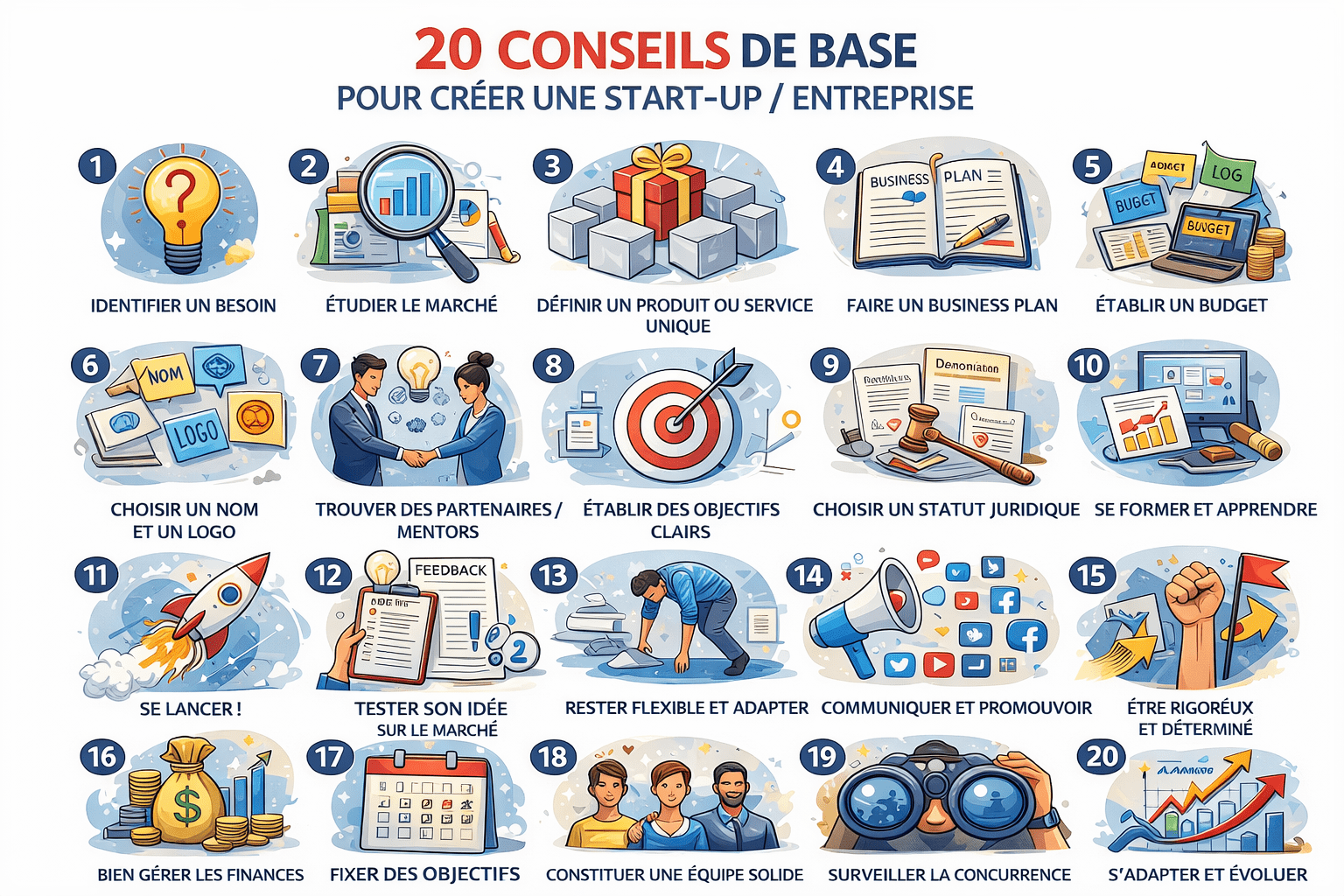 Les conseils de base pour bien se lancer
